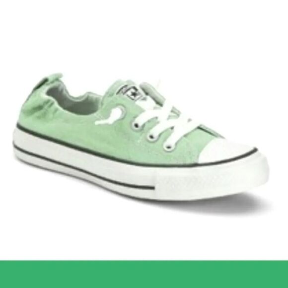 Converse All Star Mint Green Shoreline Slip On Sneakers Size 6 - Picture 15 of 15